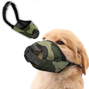 camouflage-breathable-mesh-dog-muzzle