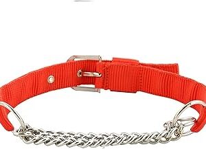 red-half-choke-dog-collar